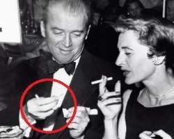 James Stewart smoking